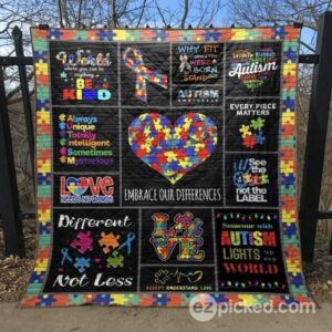 Embrace Our Differences Quilt Blanket Tm99  Quilt